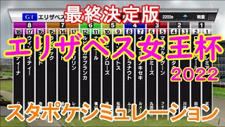 エリザベス女王杯2022 シミュレーション最終決定版 【スタポケ】