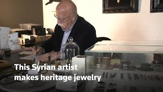 Syrian artist Majdi al-Kuzbari turns Damascus culture into jewelry