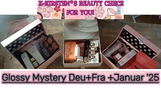 Glossy Box Mystery Deutschland, Frankreich +Für Januar 2025 / €27,-total😍❤️🥰#beautybox  #unboxing