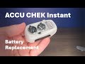 ACCU CHEK Instant Battery Replacement and Set Time