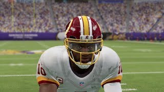 Madden 25 Online Gameplay EPIC GAME OF THE YEAR Robert Griffin III vs Adrian Peterson