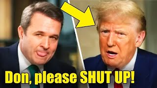Host DESPERATELY Tries to END Trump Interview, COMPLETE EMBARRASSMENT!
