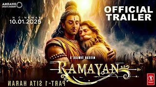 RAMAYANA - OFFICIAL TRAILER Telugu | Ranbir Kapoor, Lara Dutt,Sai Pallavi | Telugu Movie Trailer