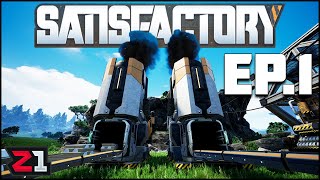 Step 1: Find Clean Planet, Step 2: INDUSTRIALIZE IT ! ! Satisfactory Ep.1 | Z1 Gaming