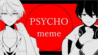 [手描きにじさんじ]PSYCHO meme[加賀美ハヤト/夢追翔]