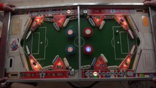 Fussball Europa Flipper (Automatenbau Förster, Fürth, 1967). Head-To-Head Pinball Machine - Gameplay