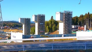 【リニア中央新幹線 Maglev Train】元旦のリニア岐阜県駅（JR美濃坂本駅）工事進捗 2025年1月Day1 ①／リニアモーターカー／超電導磁気浮上式鉄道 Liner shinkansen