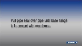 Sure-White EPDM Pre-Molded Pressure-Sensitive Pipe Seal Detail U-8AT