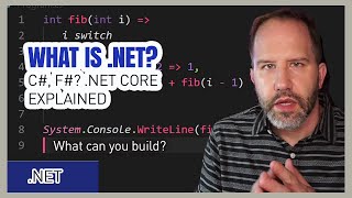 What is .NET? What's C# and F#? What's the .NET Ecosystem? .NET Core Explained, what can .NET build?