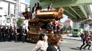 堺だんじり　深井地区地車　澤町-2(２０１５年１０月３日）