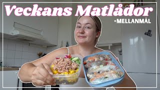 FOODPREPA MED MIG | VECKANS MATLÅDOR #1