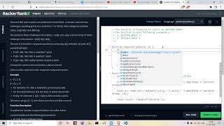 Alice and Bob, HackerRank Compare the Triplets Javascript