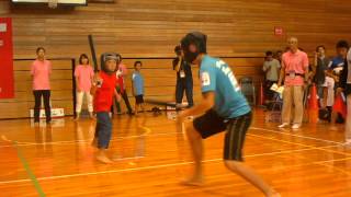 小太刀小学５・６年生決勝（東京国体スポーツチャンバラ競技）