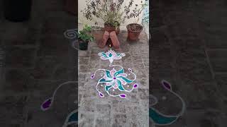 @Dailyskolam2876 #kolam #kolamdesigns #rangoli #rangolidesigns #muggulu #shortsfeed #trending#love