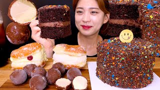 🍫Chocolate Cake😍[Knotted, Baskinrobbins, Donut, Ice cream] Mukbang