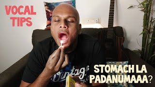 How to Sing from Stomach Tamil Explanation by Christopher Stanley