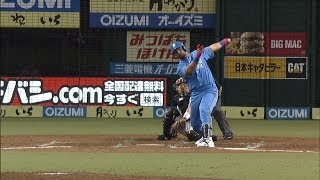 【プロ野球パ】豪快弾でこの日2本目！ 大砲メヒアが森福から8号ソロ 2014/06/28 L-H