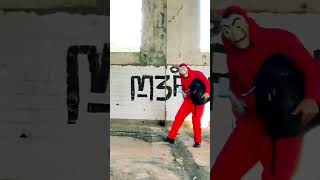 money heist vs police #funnyheist #police #parkour #yt #funny #fypshorts #lacasadepapel #viral #fyp