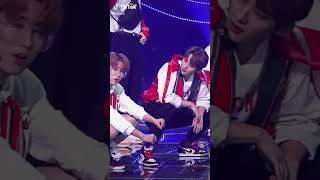 the way Lee Know looking at Han haha #straykids