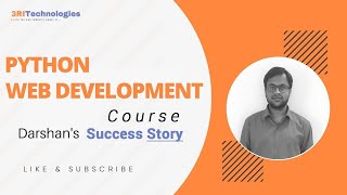 Darshan's Success Story | Python Web Development Learning Experience | 3RI Technologies