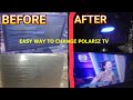 bagaimana cara mengganti polarizer tv/how to replace a tv polarizer