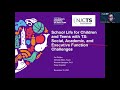 School-Life for Children and Teens with TS: Social and Executive Function Challenges