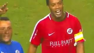 EMOTIONAL: Ronaldinho Hugs Fan