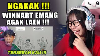 NGAKAK !!! WINNART EMANG AGAK LAEN | REACTION OZIIE TV