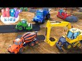 Utilaje de Construcții 🚛 Excavator, buldozer si alte camioane pentru copiii - HeyKids