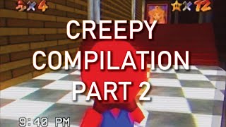 Creepiest "Every copy of Mario 64 is personalized" clips compilation part 2