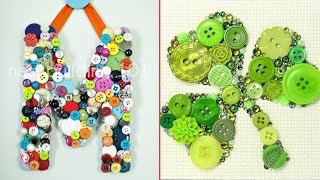 Beautiful and gorgeous button art and craft ideas