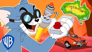 Tom & Jerry | Tom Cuts Australia in Half | WB Kids