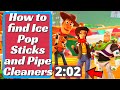 How to find Ice Pop Sticks and Pipe Cleaners in Toy Story Realm in Disney Dreamlight Valley