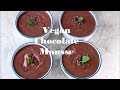 3 ingredient vegan chocolate mousse