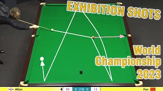 10 Minutes of Exhibition Shots! Snooker World Championship 2023!