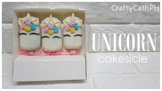 Unicorn Cakesicle - CraftyCathPH