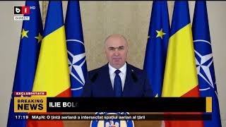 ILIE BOLOJAN, PRIMUL MESAJ CA PREȘEDINTE. B1TV_13 feb. 2025