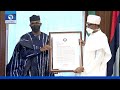 [FULL SPEECH] Governor Abiodun Visits President Buhari, Speaks On Zoning