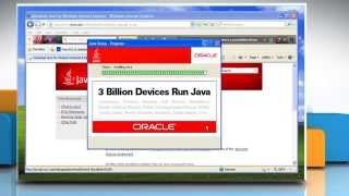 Windows® XP: How to install Java® in Internet Explorer® 8