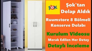 Ruumstore 8 Bölmeli Konserve Dolabı #şok  #şokaktüel