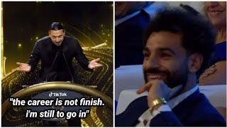 Mo Salah and Ramos' reaction after Zlatan said his career was not finished