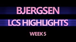 Bjergsen Highlights LCS week 5 - Khazix & Nidalee