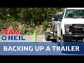 How to Hook up to and Back Up a Trailer