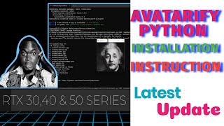 Avatarify python Installation Instruction