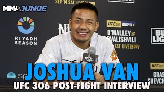 Joshua Van 'Was at The Bar Taking Shots' When He Got Short-Notice Call, Wants Cody Durden | UFC 306