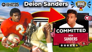 I Put Deion Sanders in College Football 25! (Road to Glory)