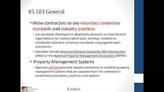 GovCon 101 - Government Property