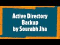 Active Directory Backup