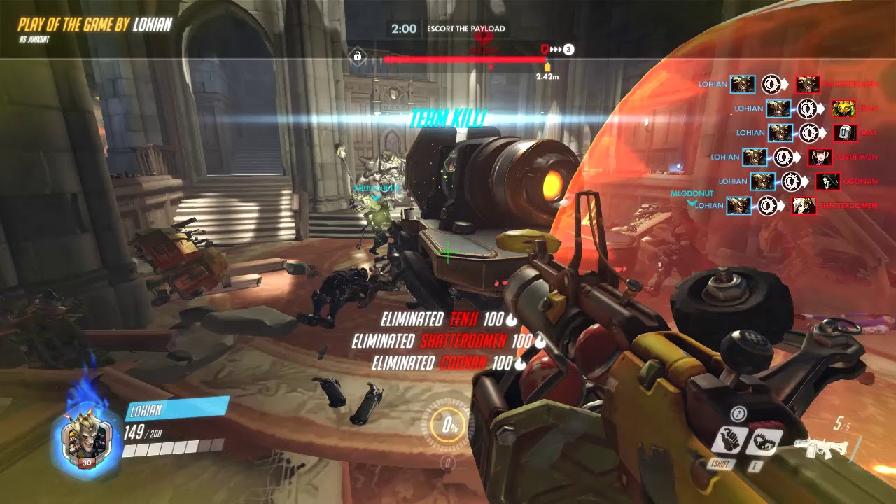 Junkrat Teamkill Youtube