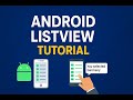 21. Android ListView Tutorial | Simple Example with ArrayAdapter and Toast Message